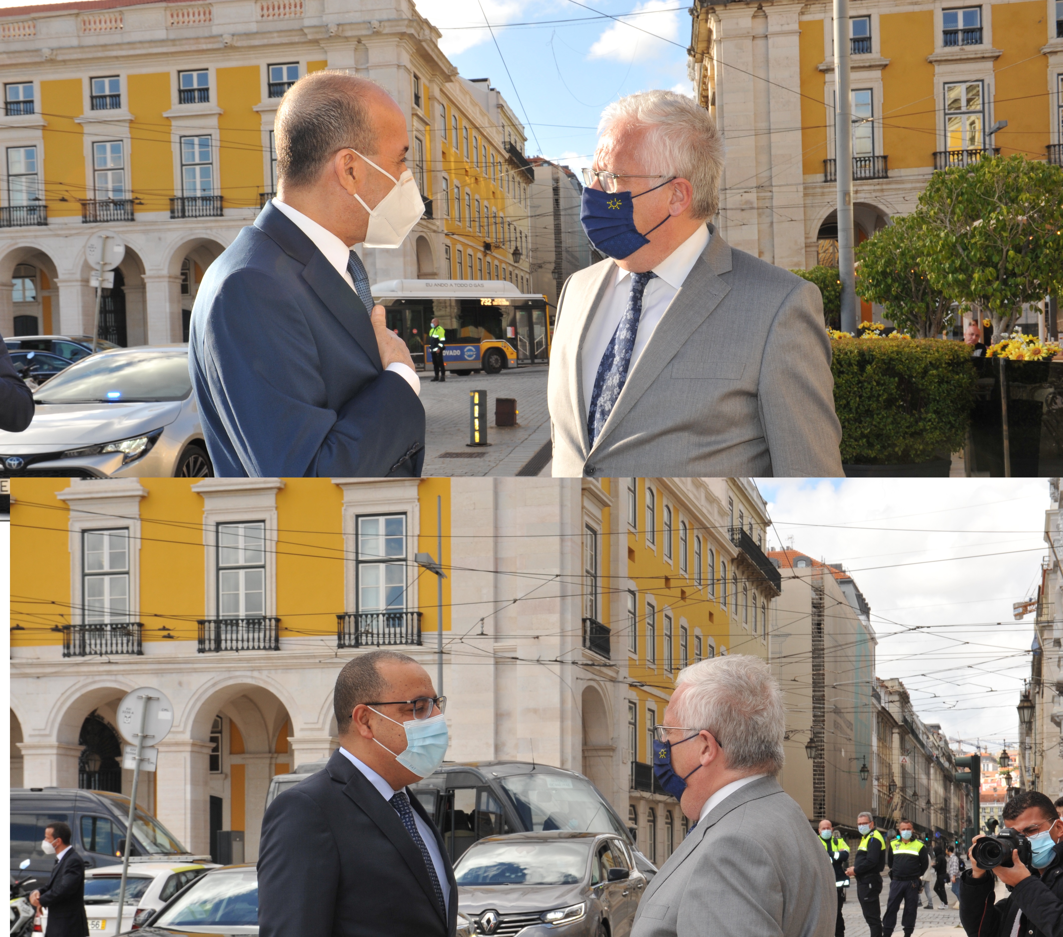 Eduardo Cabrita recebe o Primeiro-Ministro e Ministro do Interior da Tunísia e o Ministro do Interior da Argélia